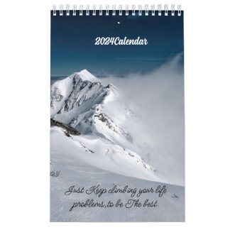 2024 Schneeberge Liebeskalender Kalender