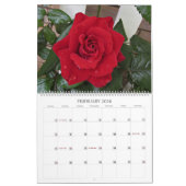 2024 Schöne Rose Zwei Seiten großer Wandkalender (Feb 2026)