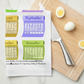 2024 Schriftart für das Fabric-Bolts-System Geschirrtuch (Viertel Falte)