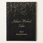 2024 Schwarzes Gold Termin Salon Salon Hair Planer (Rückseite)