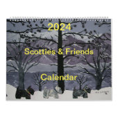 2024 Scotties and Friends Kalender (Titelbild)