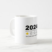 2024 sehr schlecht würde nicht empfehlen, lustig kaffeetasse (Vorderseite Links)