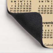 2024 Sepia Large Print Calendar by Janz Mousepad (Ecke)