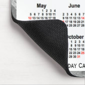 2024 Silver Holiday Art Calendar von Janz Mouse Pa Mousepad (Ecke)