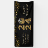 2024 Silvester Party - Ball-NYC Gold- Banner (Vertikal)