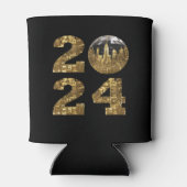2024 Silvester Party-Ball-NYC Gold- Dosenkühler (Rückseite)