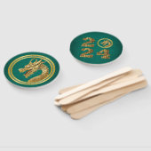 2024 Silvester Party-Chinesisch Neujahrsdrache-Dra Fächer (Non-assembled)