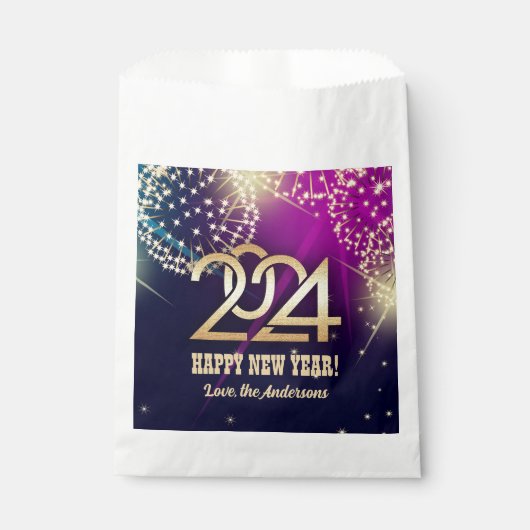 2024 Silvester-Party nach Maß Geschenktütchen (Vorderseite)