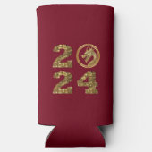 2024 Silvesterabend Party-Chinesisch Neujahrsdrach Selters Dosenkühler (Rückseite)