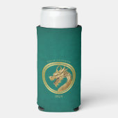 2024 Silvesterabend Party-Chinesisch Neujahrsdrach Selters Dosenkühler (Seltzer Vorderseite)