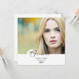 2024 Single Foto Abschluss Ankündigung