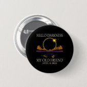 2024 Solar Eclipse 2024 040824 Eclipse Button (Vorne & Hinten)