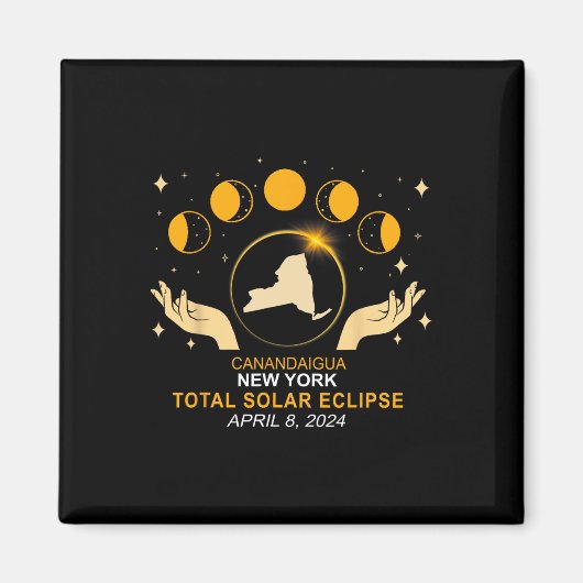 2024 Solar Eclipse 2024 040824 Eclipse Magnet (Vorne)