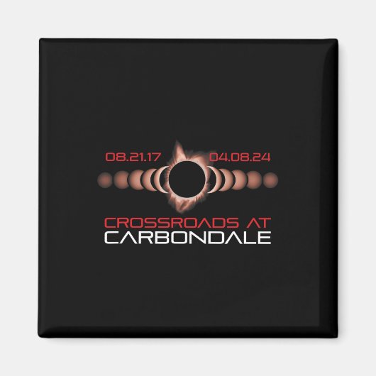 2024 Solar Eclipse Carbondale Illinois Magnet (Vorne)