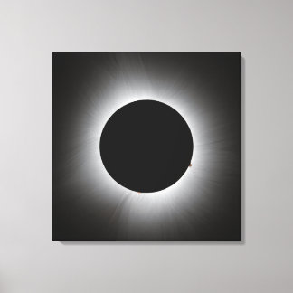 2024 Solar Eclipse - Corona Leinwanddruck