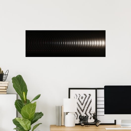 2024 Solar Eclipse - Corona Poster (Heimbüro)