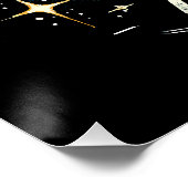 2024 Solar Eclipse Dog Poster (Ecke)