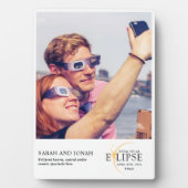2024 Solar Eclipse Foto Paare Geschenke insgesamt Fotoplatte (Vorderseite)