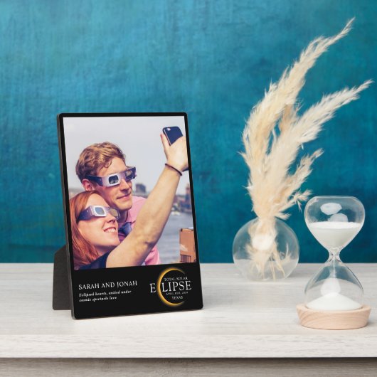 2024 Solar Eclipse Foto Paare Geschenke insgesamt Fotoplatte (Seite)
