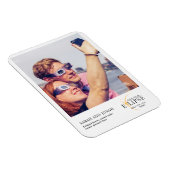 2024 Solar Eclipse Foto Paare Geschenke insgesamt Magnet (Rechte Seite)