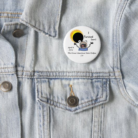 2024 Solar Eclipse Survival Edition Button (Beispiel)
