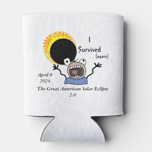 2024 Solar Eclipse Survival Edition Dosenkühler (Rückseite)