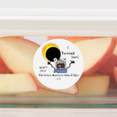 2024 Solar Eclipse Survival Edition Etiketten (Befestigt)