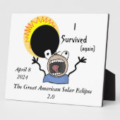 2024 Solar Eclipse Survival Edition Fotoplatte (Seite)