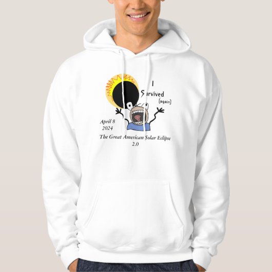 2024 Solar Eclipse Survival Edition Hoodie (Vorderseite)