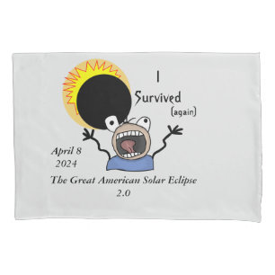 2024 Solar Eclipse Survival Edition Kissenbezug