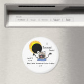 2024 Solar Eclipse Survival Edition Magnet (In Situ (Geschirrspüler))