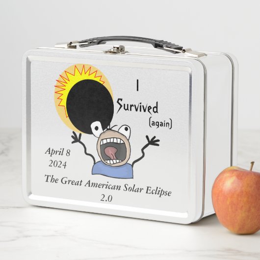 2024 Solar Eclipse Survival Edition Metall Brotdose (Beispiel)