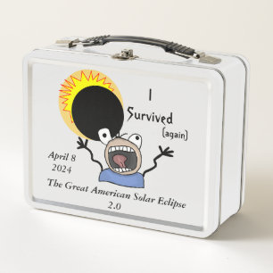 2024 Solar Eclipse Survival Edition Metall Brotdose