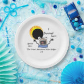 2024 Solar Eclipse Survival Edition Pappteller (Party)