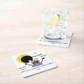 2024 Solar Eclipse Survival Edition Rechteckiger Pappuntersetzer (Vor Ort)