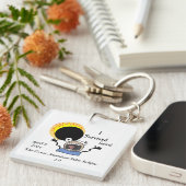 2024 Solar Eclipse Survival Edition Schlüsselanhänger (Vorderseite rechts)