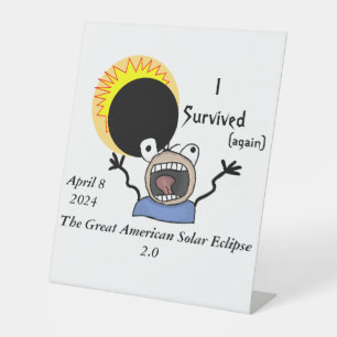 2024 Solar Eclipse Survival Edition Sockelschild