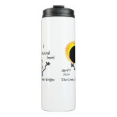 2024 Solar Eclipse Survival Edition Thermosbecher (Vorderseite)
