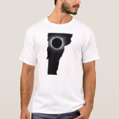 2024 Solar Eclipse Vermont T - Shirt (Vorderseite)