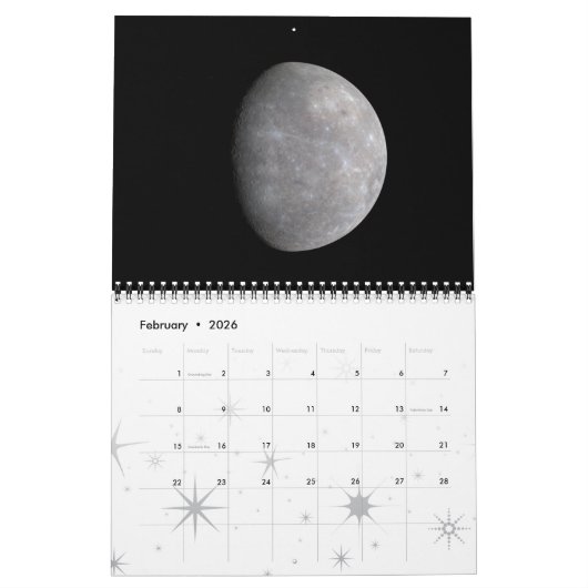 2024 Solar System Space Astronomy Planets Universe Kalender (Feb 2026)