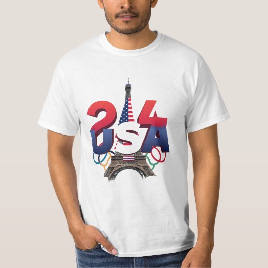 2024 Sommer-Olympia T - Shirt (Vorderseite)