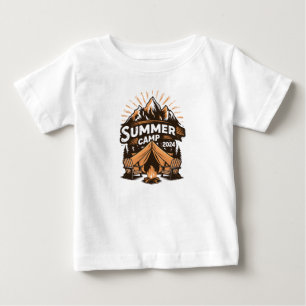 2024 Sommercamp Sommer Camping Urlaub Matching Baby T-shirt