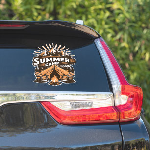 2024 Sommercamp Sommer Camping Urlaub Passende  Aufkleber