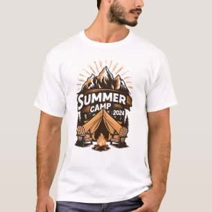 2024 Sommercamp Sommer Camping Urlaub Passende  T-Shirt