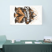 2024 Sommerlager Sommerferien Camping Matching Banner (Messeveranstaltung)