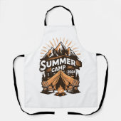 2024 Sommerlager Sommerferien Camping Matching Schürze (Vorderseite)