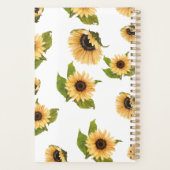 2024 Sonnenblumen Grüne Woche Monatlich nicht gepl Planer (Rückseite)