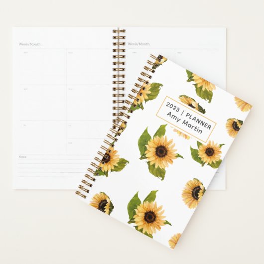 2024 Sonnenblumen Grüne Woche Monatlich nicht gepl Planer (Anzeige)