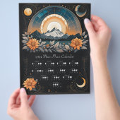 2024 Sonnenblumenkalender Süd-Hemi Flyer (Hand)