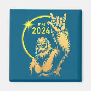 2024 Sonnenfinsternis Bigfoot Rock April Totale So Magnet